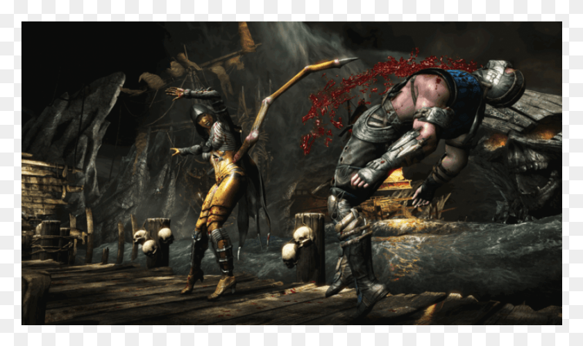 870x490 Mortal Kombat 2015, Person, Human, Duel HD PNG Download