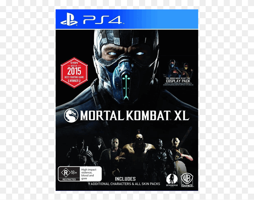 473x601 Игра Mortal Kombat, Человек, Человек, Плакат Hd Png Скачать