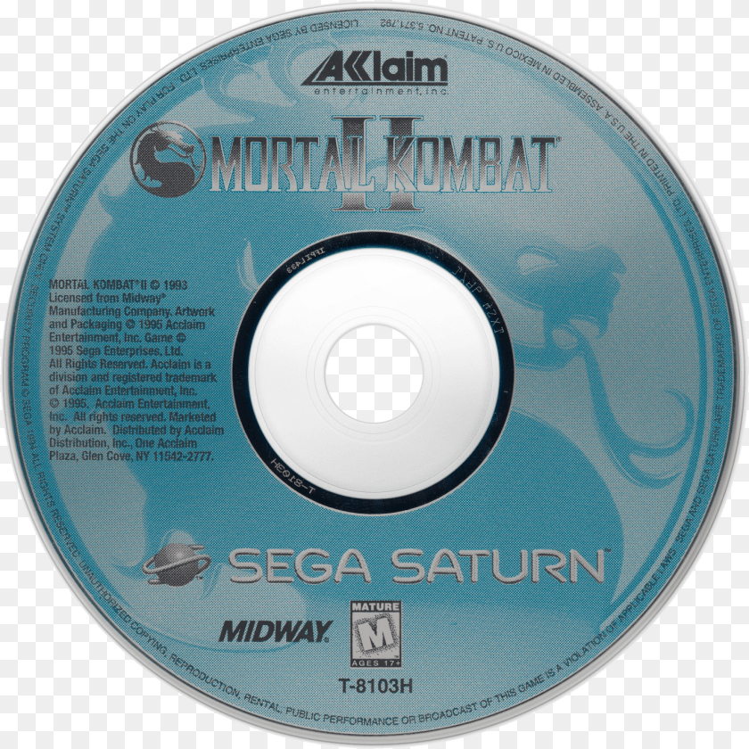 Mortal Kombat Ii Details Launchbox Games Database Optical Disc, Disk, Dvd Clipart PNG