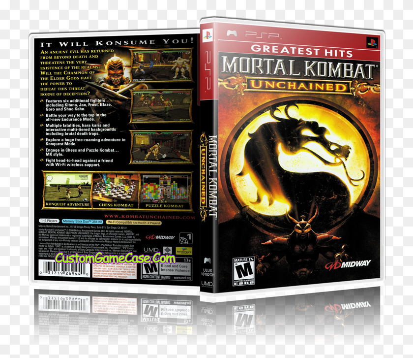 730x667 Descargar Png Mortal Kombat Unchained, El Mejor Personaje De Mortal Kombat Deception, Disk, Dvd, Persona Hd Png
