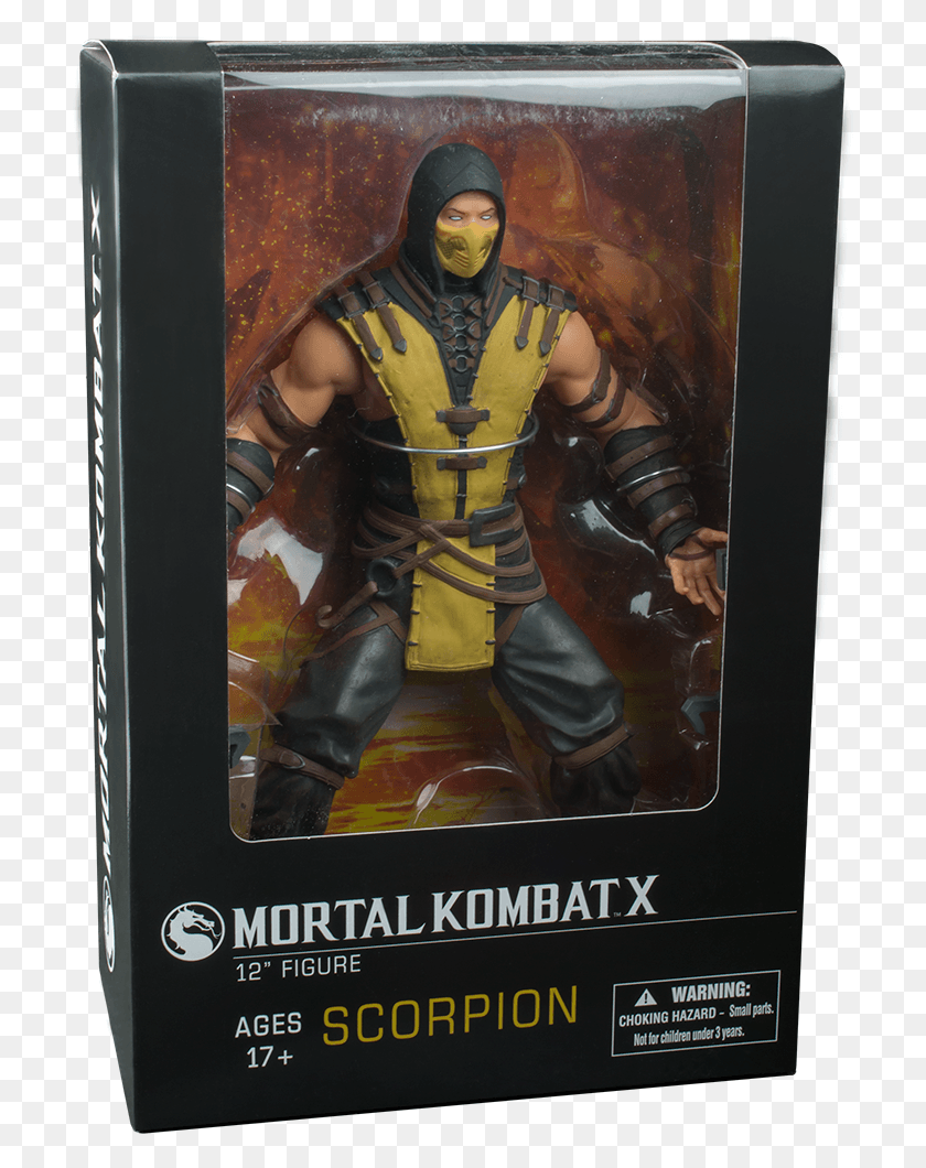 712x1000 Mortal Kombat X Mortal Kombat Scorpion 12 Inch Action Figure, Poster, Advertisement, Person HD PNG Download