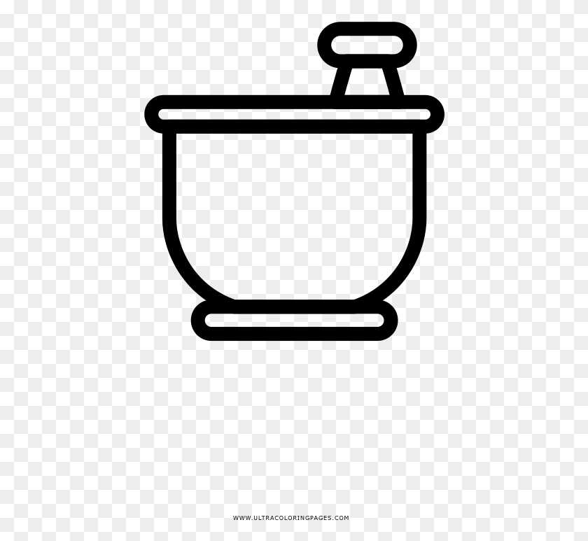 430x713 Mortar And Pestle Coloring, Gray, World Of Warcraft HD PNG Download