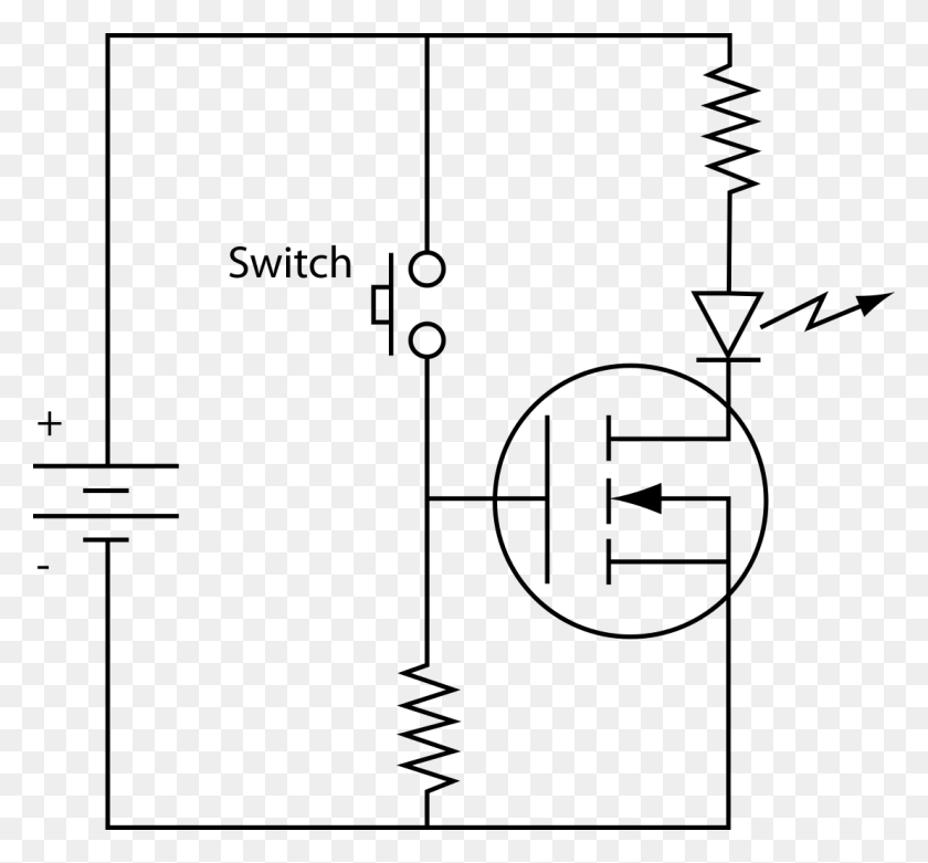 1107x1024 Mosfet N Ch Circuit Mosfet N Channel Circuit, Gray, World Of Warcraft HD PNG Download
