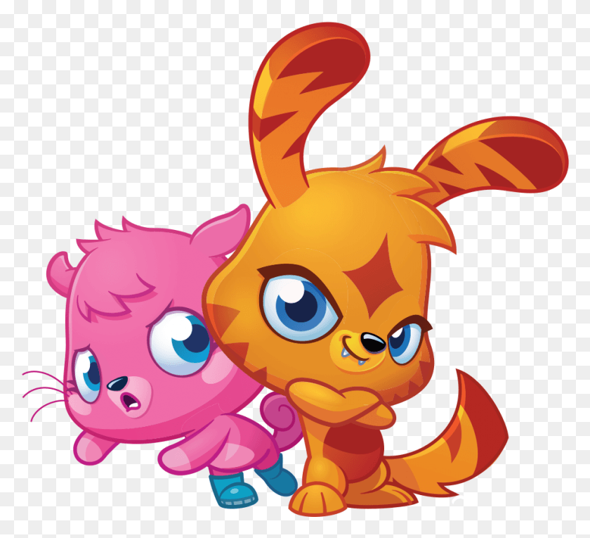 955x864 Moshi Monsters Poppet And Katsuma, Toy, Graphics HD PNG Download