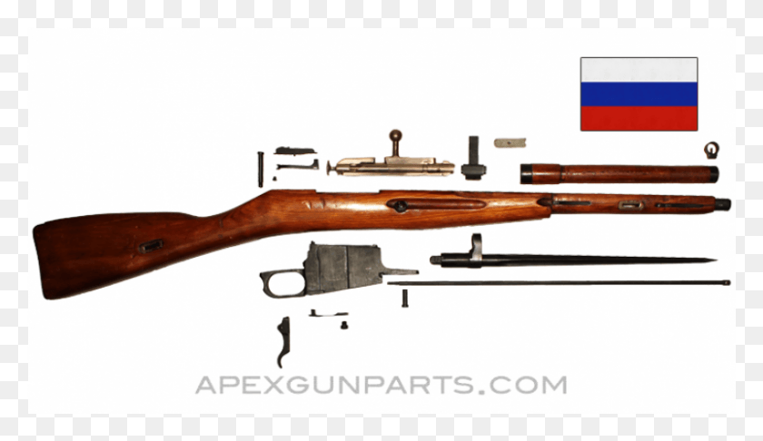 801x438 Descargar Png Mosin Clip Rifle De Asalto, Arma, Arma Hd Png