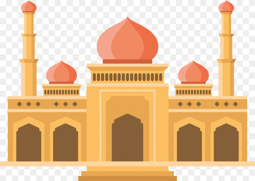 850x605 Mosque, Architecture, Building, Dome, Bulldozer Transparent PNG