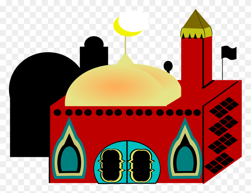 958x720 Mosque Church Clipart, Architecture, Building HD PNG Download