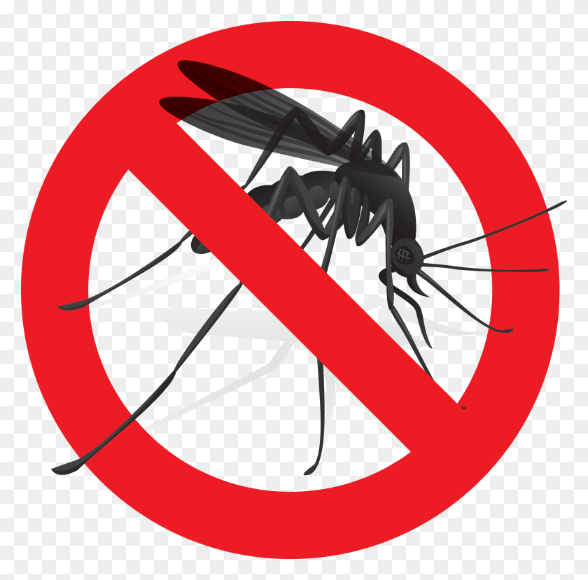2292x2261 Mosquito Clipart Daño Repelente De Mosquitos Logo, Insecto, Invertebrado, Animal Hd Png