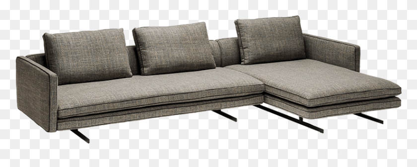 821x291 Moss Couch, Furniture, Cushion, Pillow HD PNG Download