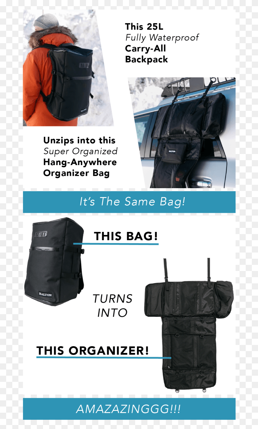 695x1333 Most Bags Are Just Big Open Spaces That Don39t Help Garment Bag, Person, Human, Clothing HD PNG Download