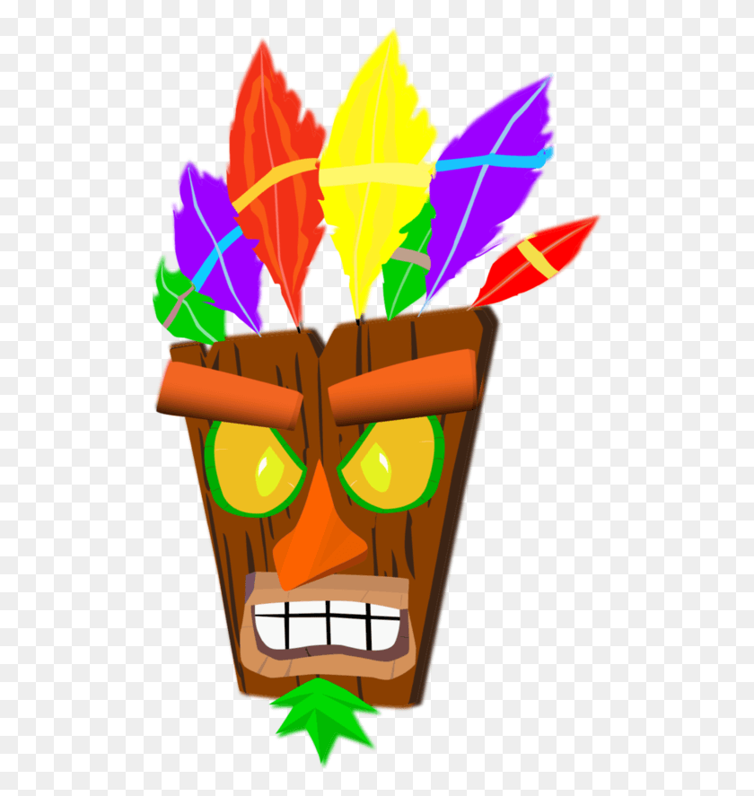 500x827 Most Popular Tags For Mask From Crash Bandicoot, Dynamite, Bomb, Weapon HD PNG Download