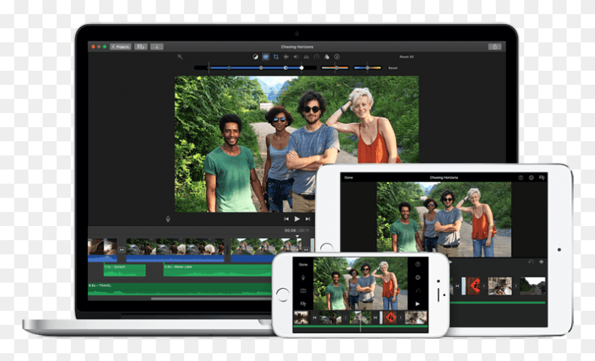 789x457 Most Powerful Video Animation Software For Mac In Apple Imovie Imovie, Computer, Electronics, Person HD PNG Download