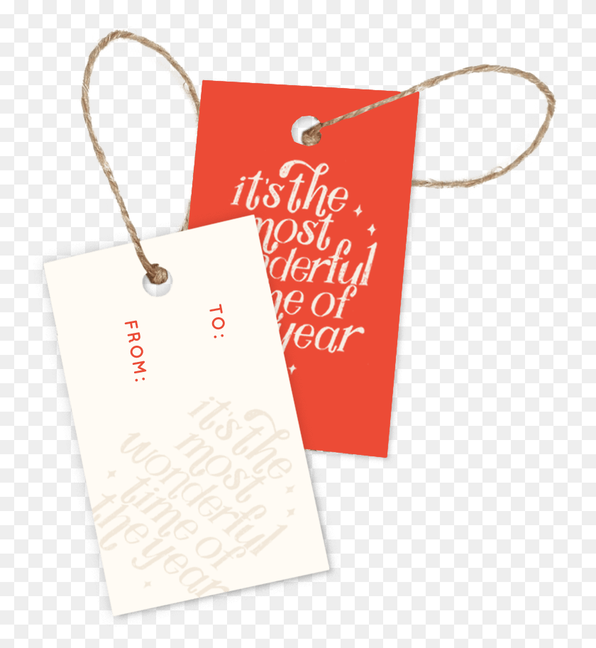 749x853 Most Wonderful Time Gift Tags Pack Of Construction Paper, Text, Bag, Handwriting HD PNG Download