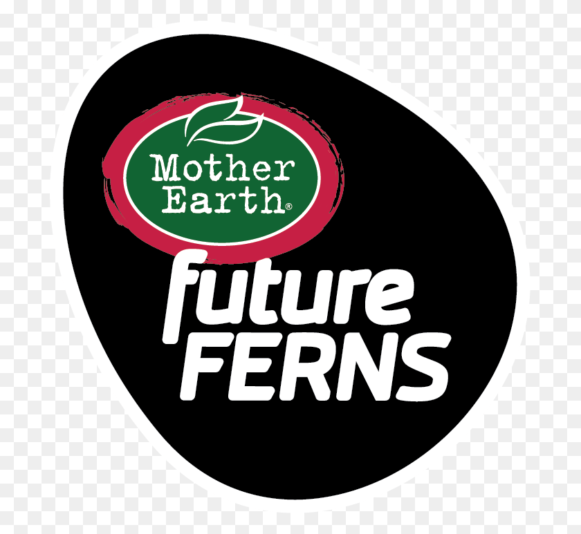 695x713 Moterh Earth Logo Mother Earth Future Ferns, Label, Text, Symbol HD PNG Download