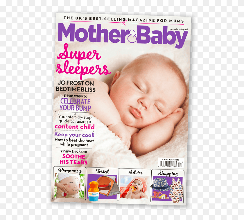 517x697 Mother Amp Baby Magazine Mother And Baby Magazine Sleep, Person, Human, Newborn HD PNG Download