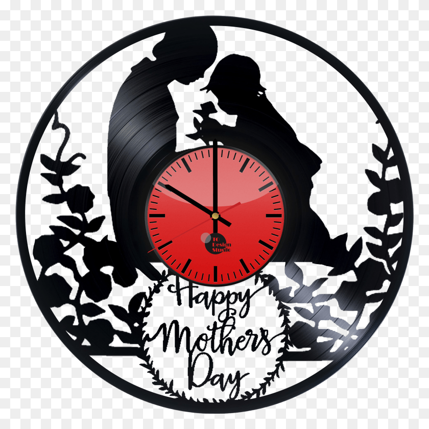 3539x3542 Mother And Child Silhouette Mother39s Day Cardcustom HD PNG Download
