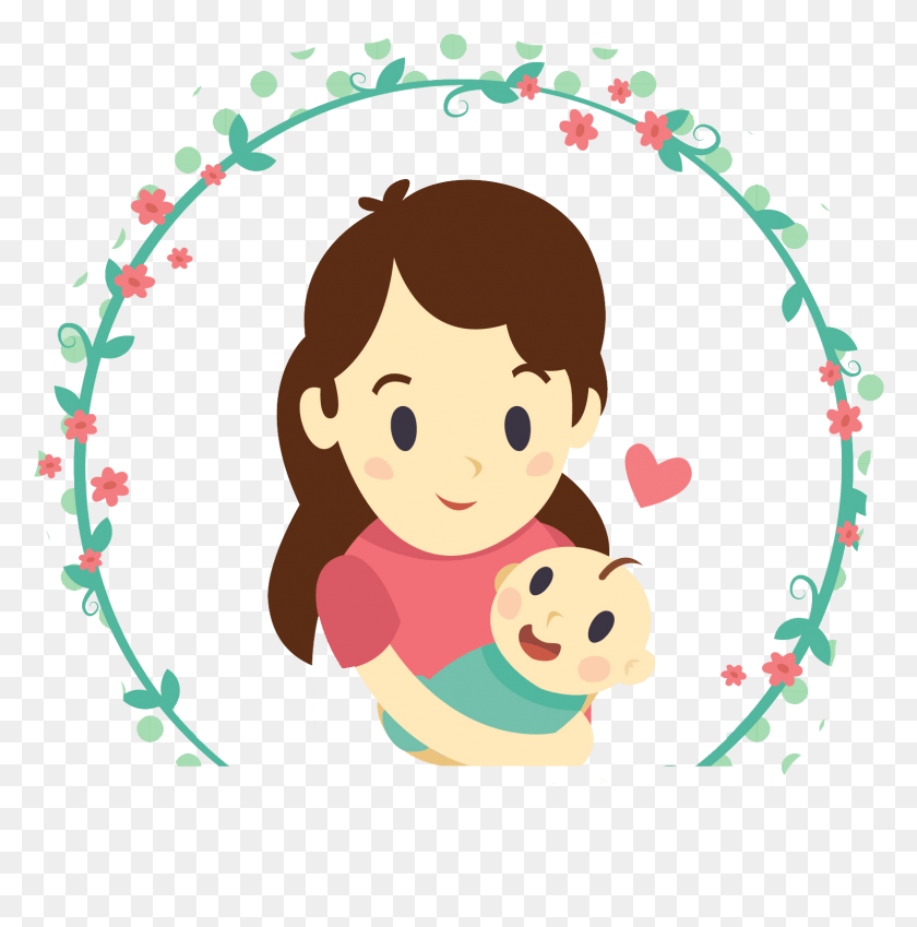 1537x1555 Mother And Daughter Free And Psd Vector Mother And Daughter, Graphics, Face HD PNG Download