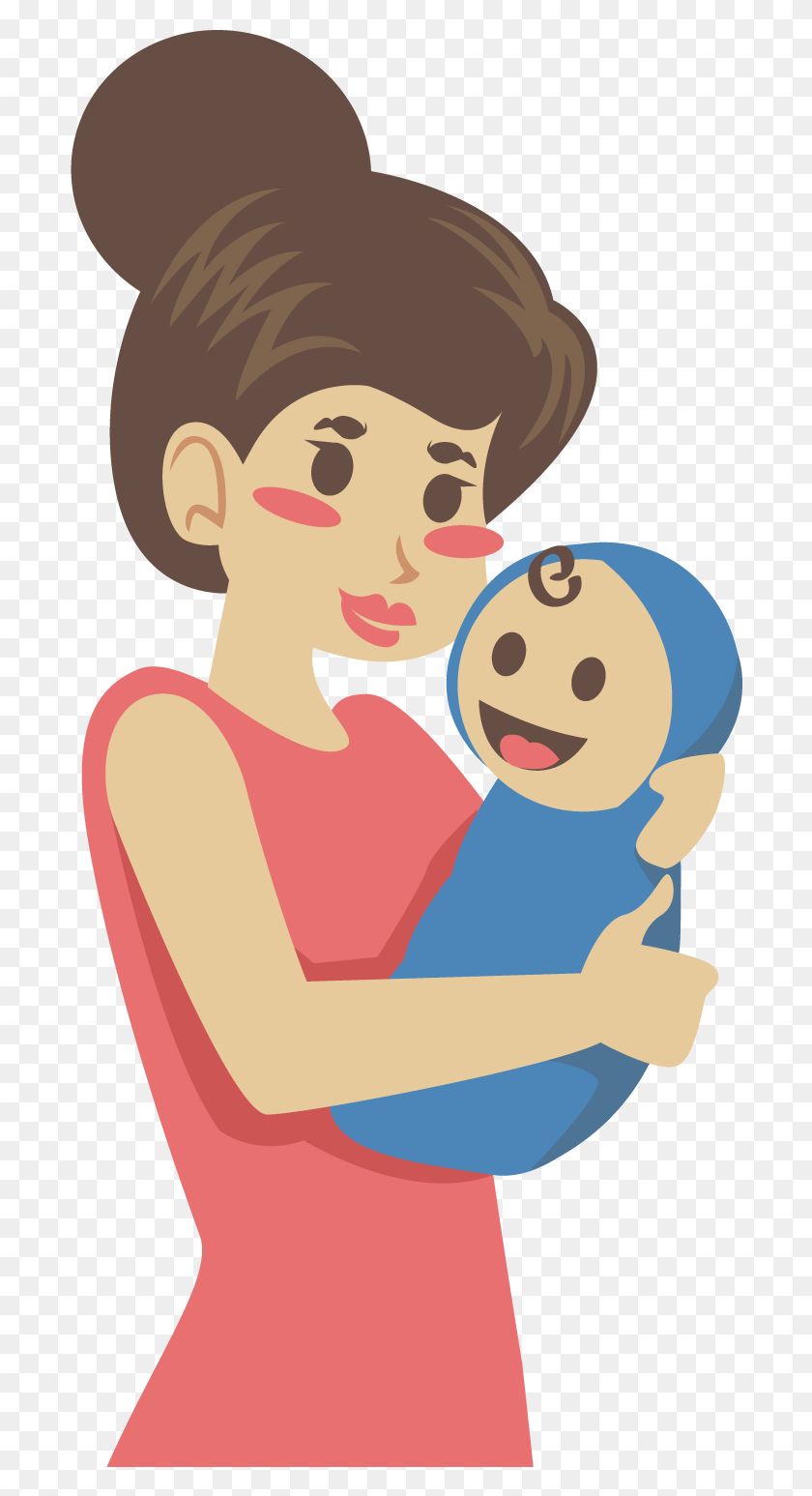 696x1487 Mother Clip Art Mother Clip, Female, Face, Girl HD PNG Download