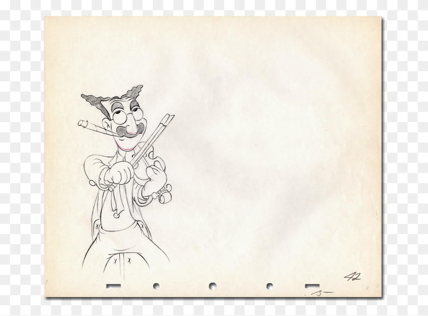 672x561 Mother Goose Goes Hollywood 1938 Disney Studios Sketch, Doodle HD PNG Download