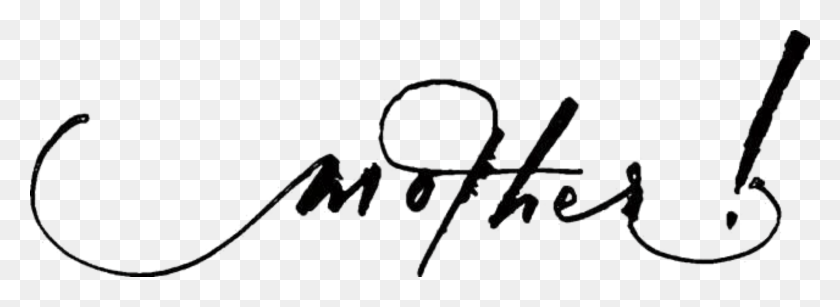 1920x610 Mother Movie Horizontal Black Logo Mother Movie Logo, Text, Handwriting, Bow HD PNG Download