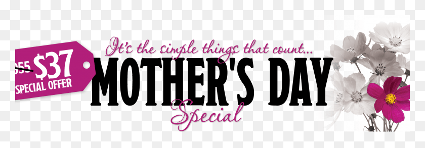 2880x861 Mothers Day 2018 Special Header Tag Calligraphy, Text, Handwriting, Word HD PNG Download