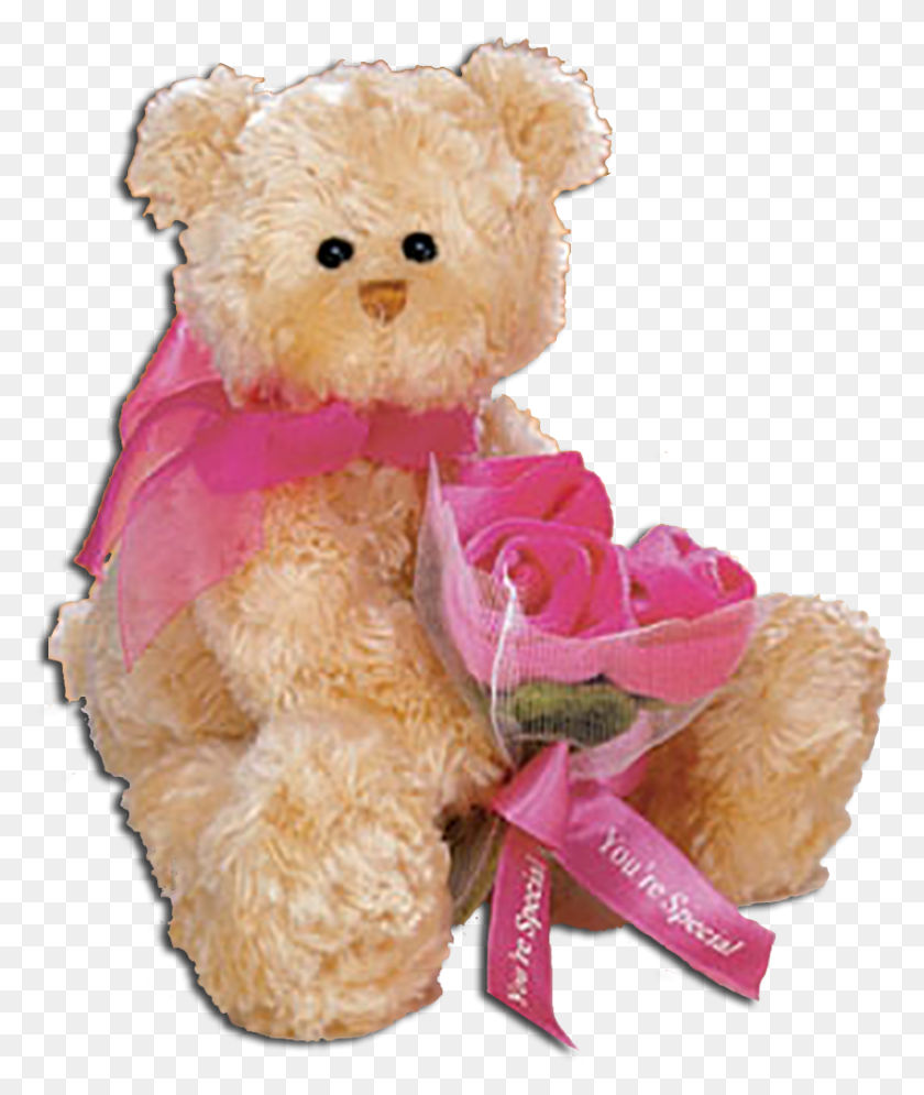 834x1000 Mothers Day Flowers Teddy, Toy, Teddy Bear, Plush HD PNG Download