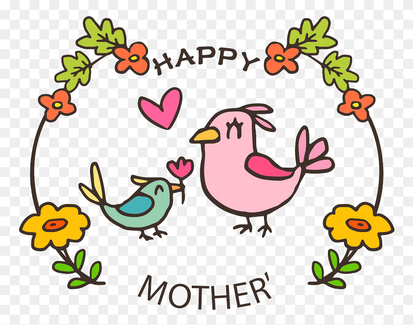 766x601 Mothers Day T Mother Day Pic In Cartoon, Graphics, Animal HD PNG Download