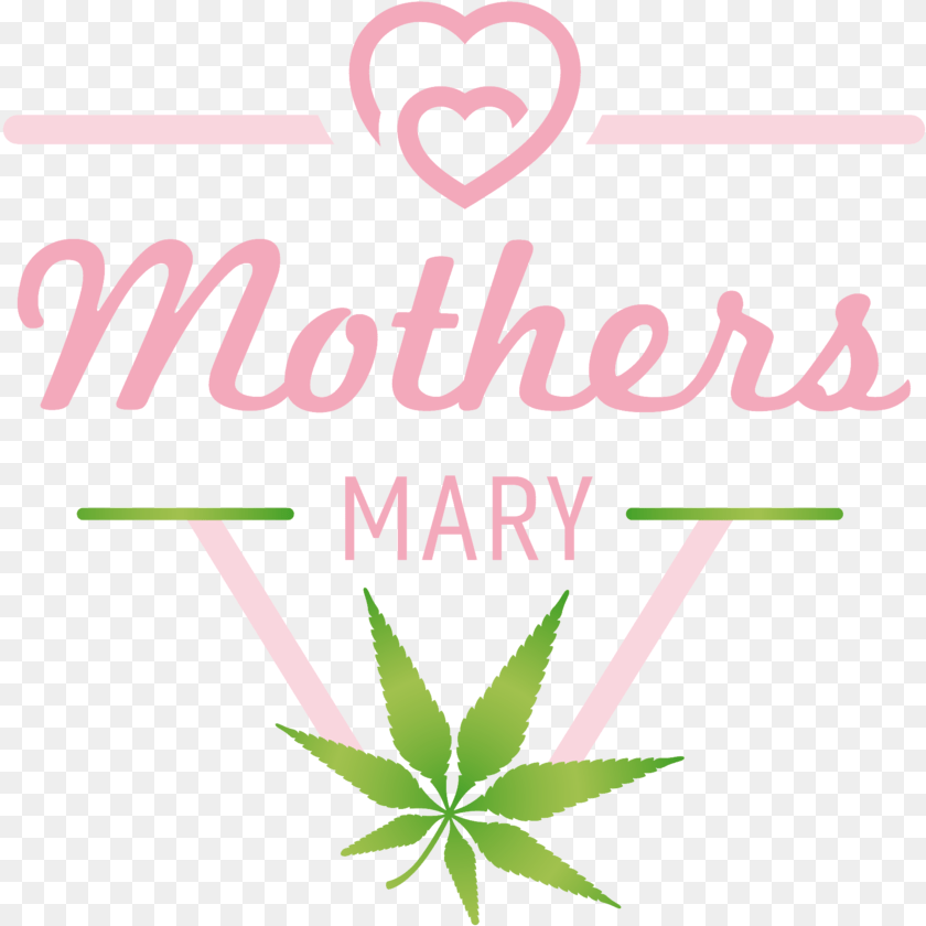 839x840 Mothersmary Cannawrite Heart, Plant, Weed, Leaf Clipart PNG