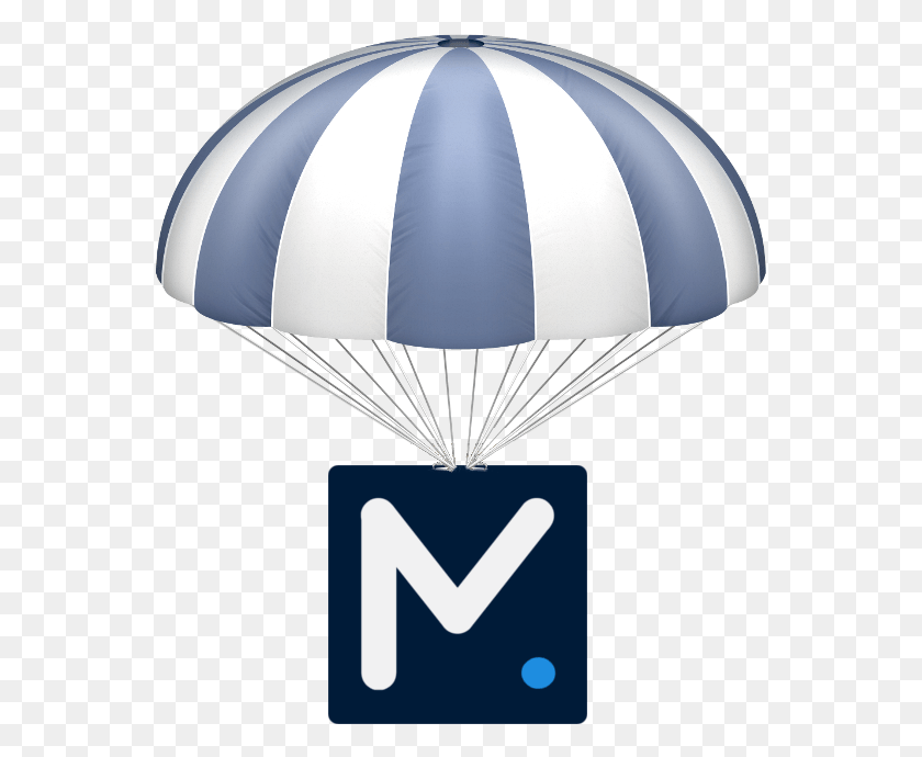 557x630 Motion Coin Airdrop Icon, Lamp, Parachute HD PNG Download