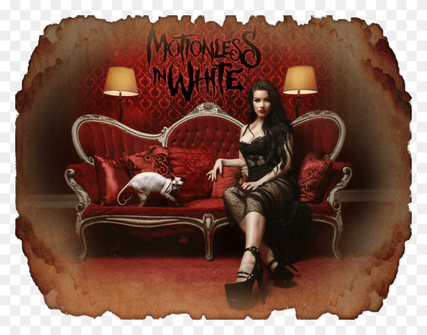 1260x966 Motionless In White Reincarnate Motionless In White Reincarnate, Furniture, Person, Human HD PNG Download