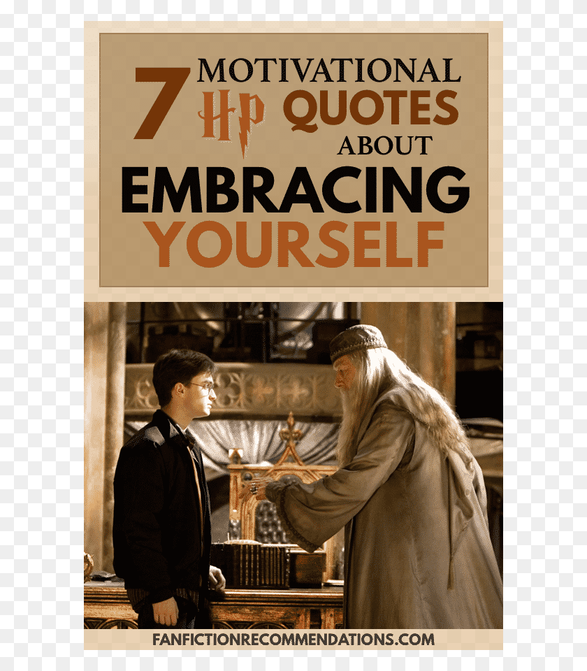 600x900 Motivational Harry Potter Quotes About Embracing Yourself Harry Potter And Dumbledore, Clothing, Apparel, Person HD PNG Download