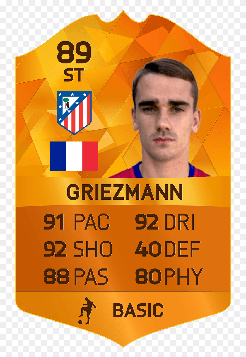 744x1158 Motm Vidal And Griezmann Cards Poster, Person, Human, Text HD PNG Download
