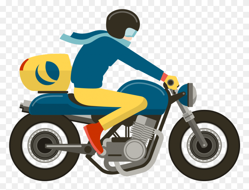 937x701 Moto Mensajero Con Moto, Machine, Vehicle, Transportation HD PNG Download