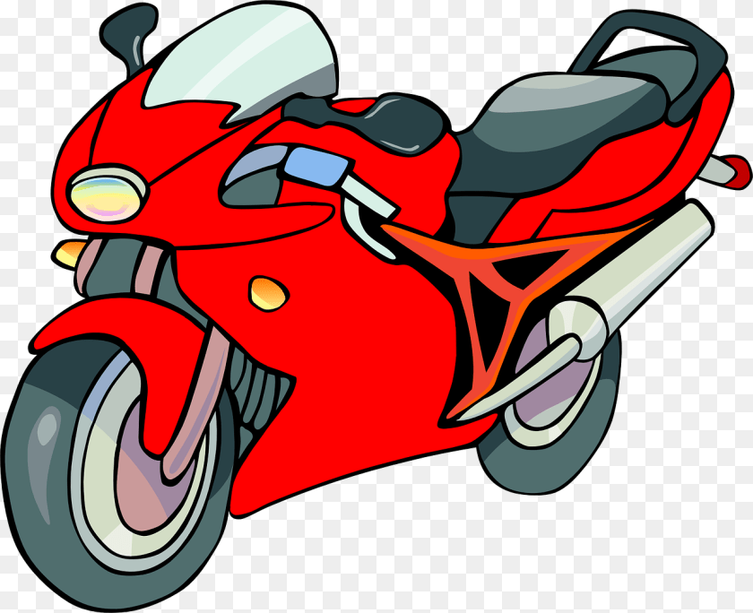 1280x1042 Motorcycle Bike Red Motorbike Motor Power Engine Clipart Of Motorcycle, Transportation, Vehicle Transparent PNG