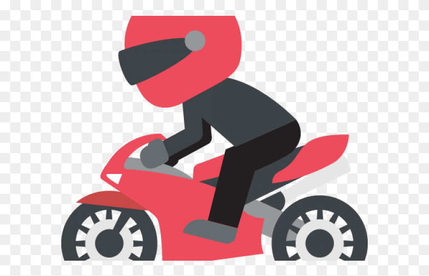 605x481 Descargar Png Motocicleta Emoji, Herramienta, Vehículo, Transporte Hd Png