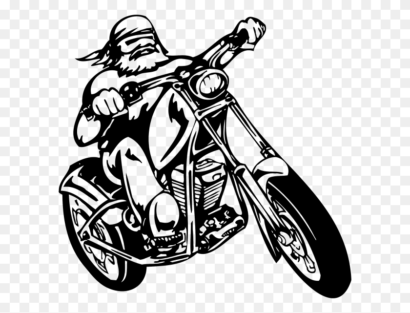 600x581 Motorcycle Harley Davidson Drawing Bajker, Animal, Bicycle, Vehicle HD PNG Download