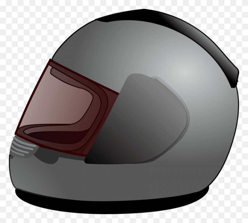 840x750 Motorcycle Helmet Clipart, Clothing, Apparel, Crash Helmet HD PNG Download