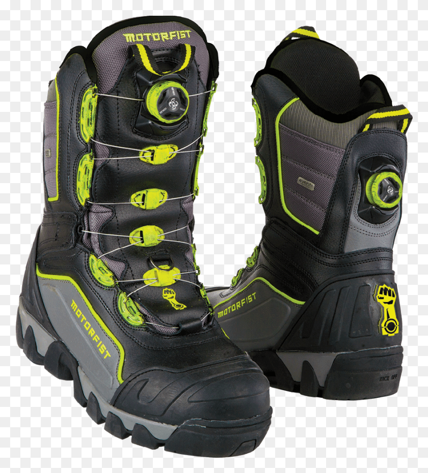 879x981 Motorfist Alpha Boot Mens Hivis Motor Fist Snowmobile Boots, Clothing, Apparel, Shoe HD PNG Download