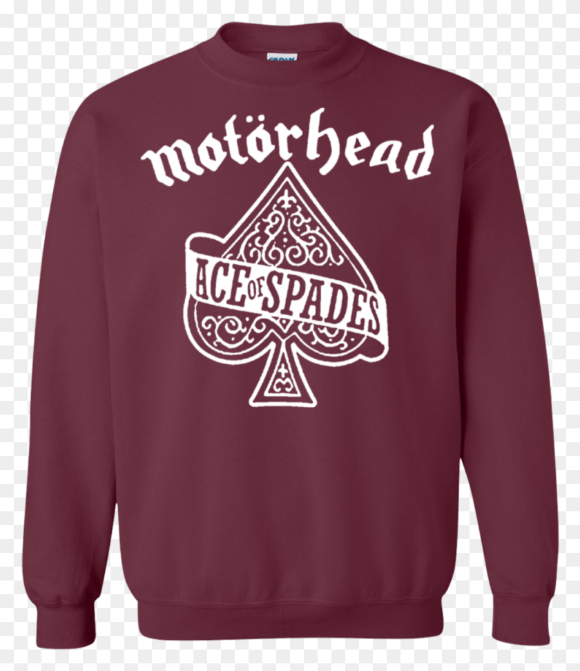 979x1144 Motorhead Ace Of Spades Sweater Texas Aampm Crewneck Sweatshirt, Одежда, Одежда, Рукав Png Скачать