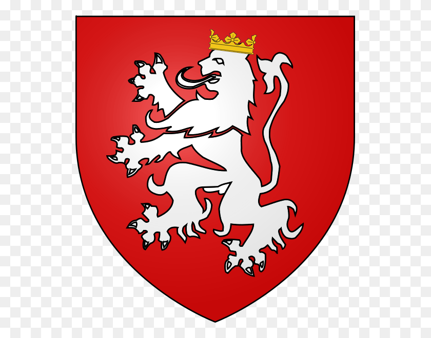 545x600 Moubray Of Barnbougle Gules A Lion Rampant Argent Mcnamara Crest, Shield, Armor, Poster HD PNG Download