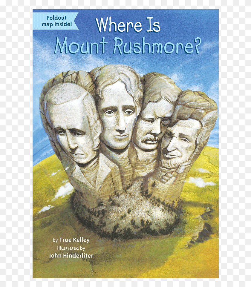 624x901 Mount Rushmore Book, Head, Poster, Advertisement HD PNG Download