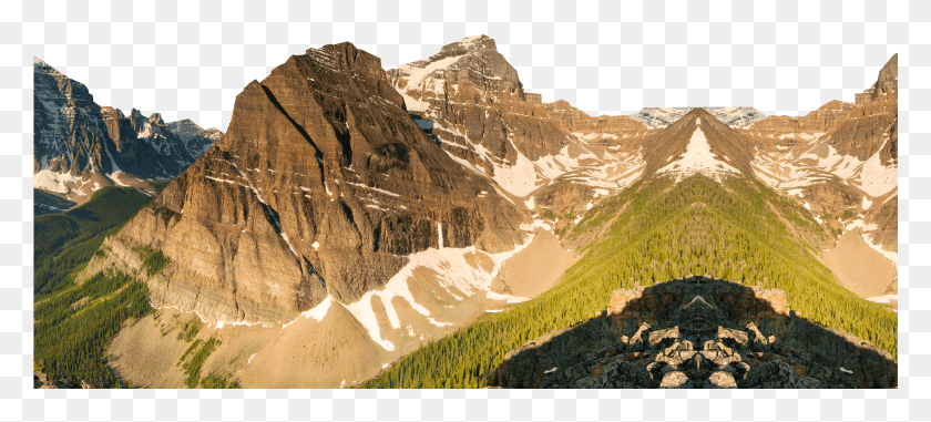 1921x791 Mount Temple, Mountain, Outdoors, Nature HD PNG Download