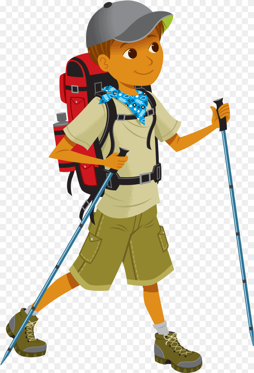 Mountain Climbing Clipart Mountain Climber Background, Walking, Person, Boy, Child Transparent PNG