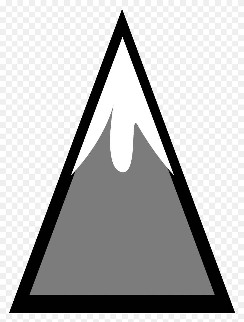 1556x2093 Mountain Computer Icons Symbol Triangle Single Mountain Clipart, Cone, Arrowhead HD PNG Download
