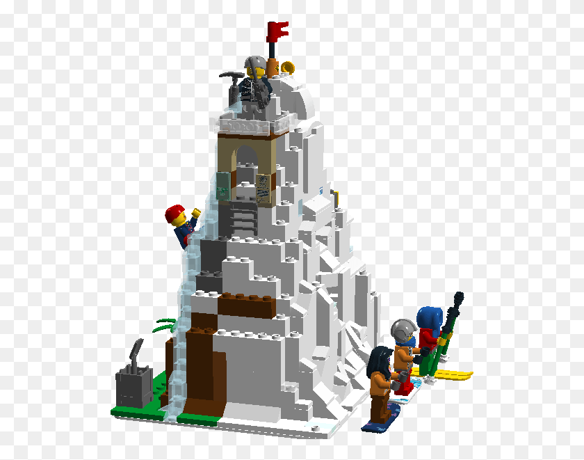 523x601 Mountain Experience Lego Mountain, Toy, Vehicle, Transportation HD PNG Download