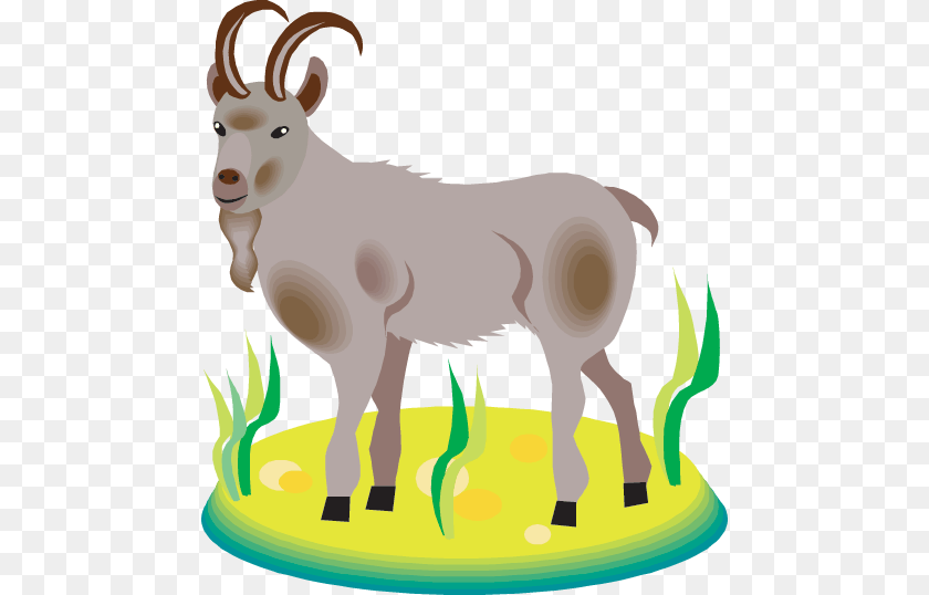 476x538 Mountain Goat Clip Art, Livestock, Animal, Mammal, Bear Clipart PNG