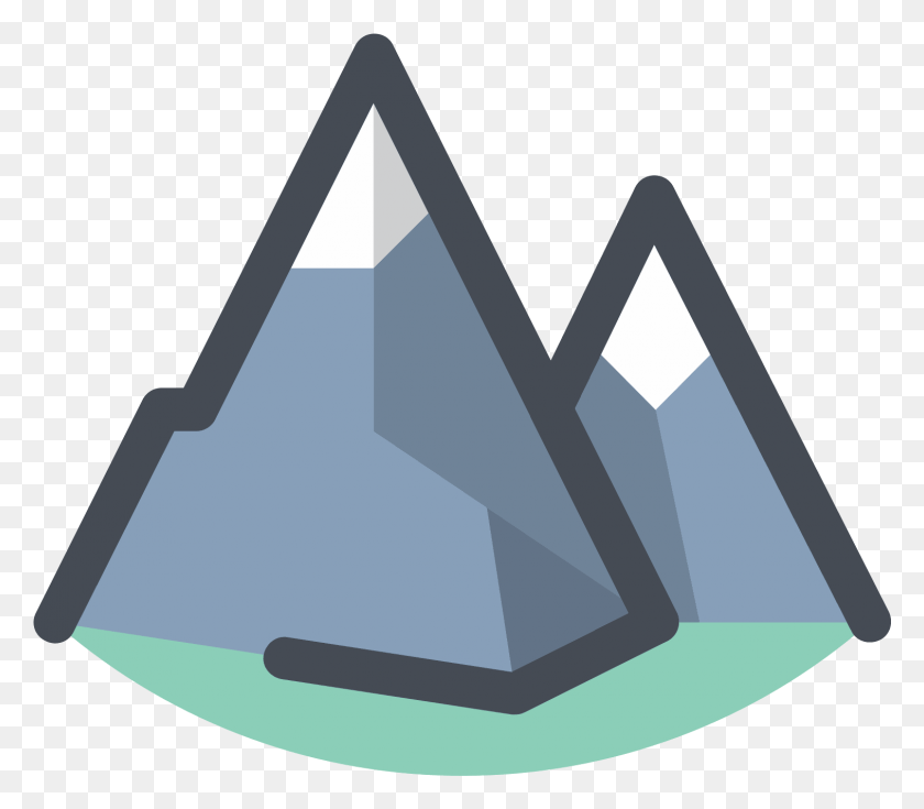 1513x1311 Mountain Icon Free Mountain Icon, Triangle, Arrowhead, Crystal HD PNG Download