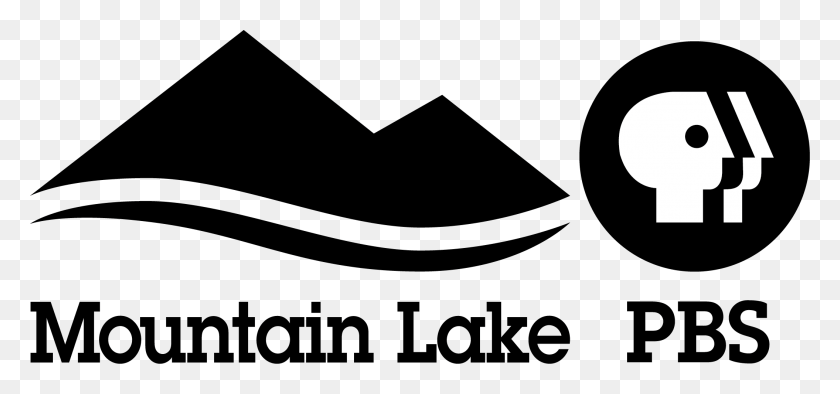 2111x904 Mountain Lake Pbs Logo, Label, Text, Stencil HD PNG Download