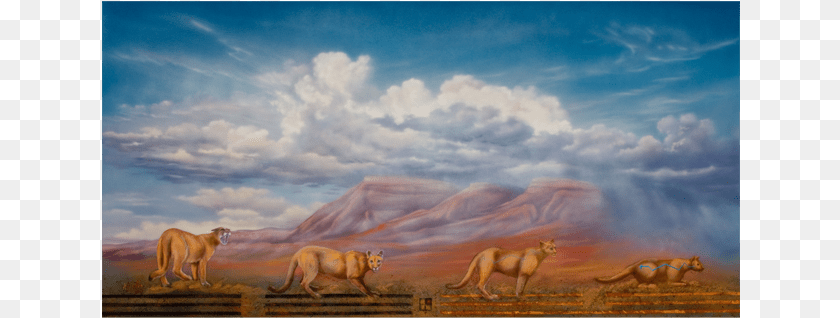 639x318 Mountain Lion Arousing Thunder Herd, Animal, Wildlife, Mammal, Grassland PNG