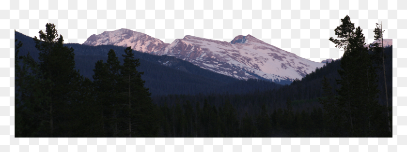2817x923 Mountain Transparent Pictures Rocky Mountains Transparent, Outdoors, Nature, Tree HD PNG Download